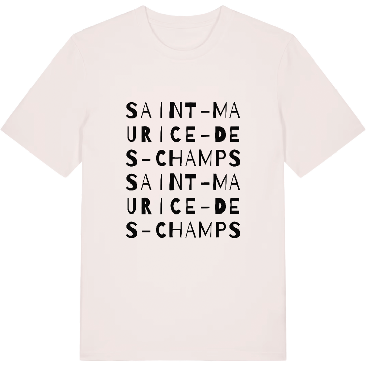 Saint-Maurice-des-Champs ordlek t-shirt – t-shirt från PinShirt