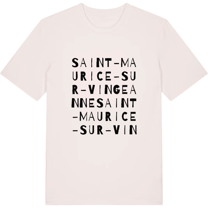 Saint-Maurice-sur-Vingeanne ordlek t-shirt – t-shirt från PinShirt