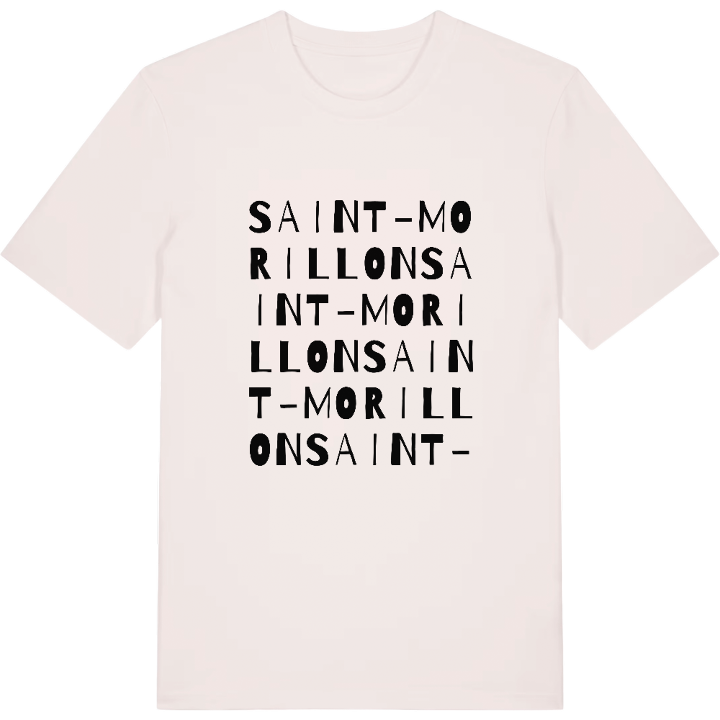 Saint-Morillon ordlek t-shirt – t-shirt från PinShirt