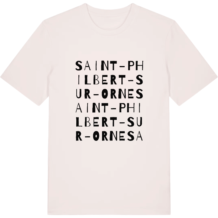 Saint-Philbert-sur-Orne ordlek t-shirt – t-shirt från PinShirt