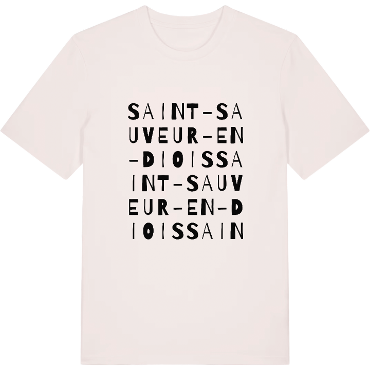 Saint-Sauveur-en-Diois ordlek t-shirt – t-shirt från PinShirt