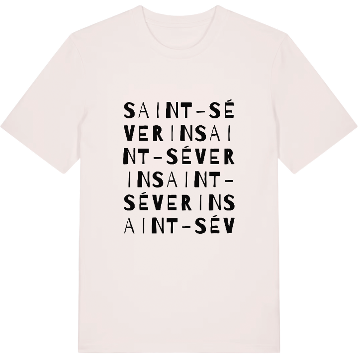 Saint-Séverin ordlek t-shirt – t-shirt från PinShirt