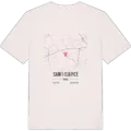 Saint-Sulpice karta t-shirt