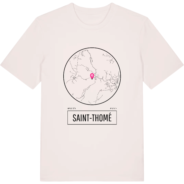 Saint-Thomé t-shirt – t-shirt från PinShirt