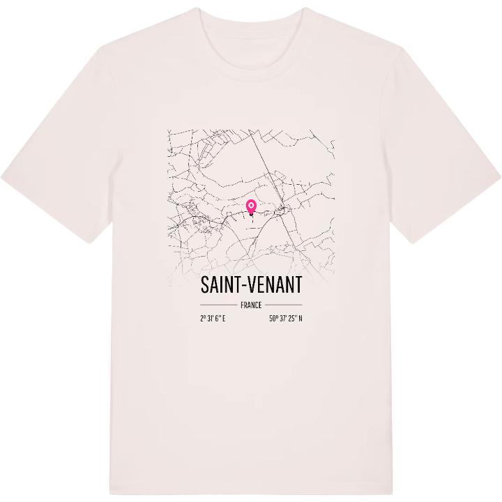 Saint-Venant karta t-shirt – t-shirt från PinShirt
