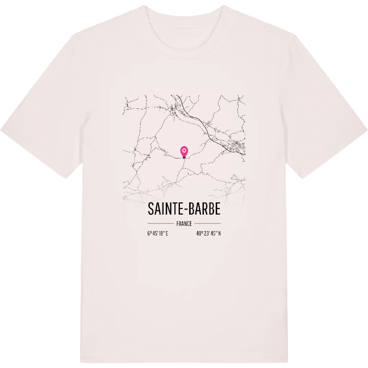 Sainte-Barbe karta t-shirt – t-shirt från PinShirt