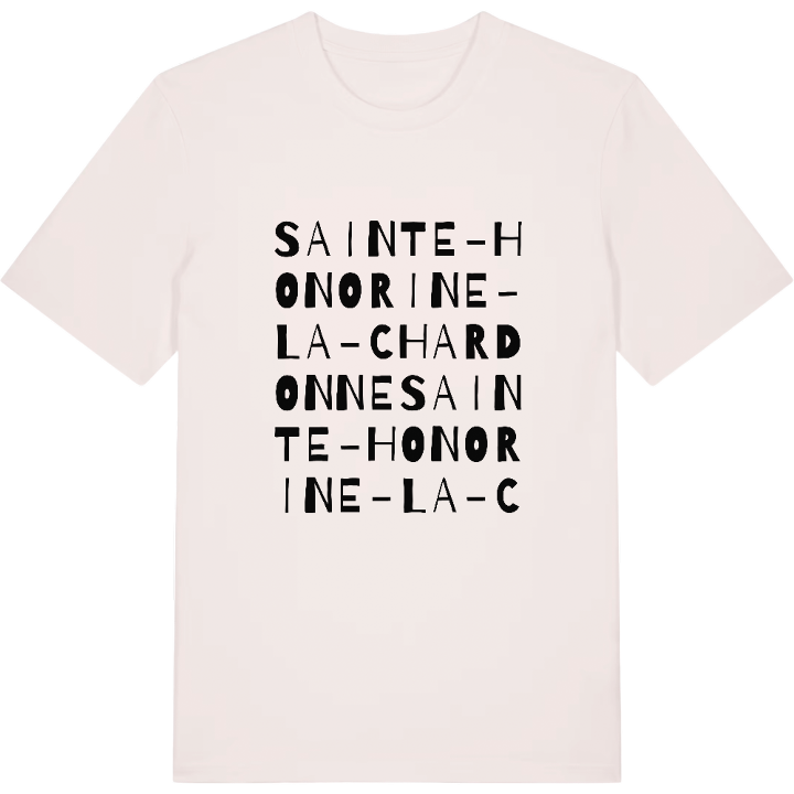 Sainte-Honorine-la-Chardonne ordlek t-shirt – t-shirt från PinShirt
