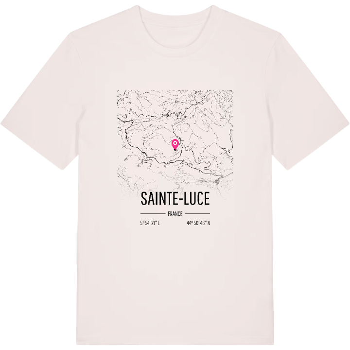 Sainte-Luce karta t-shirt – t-shirt från PinShirt