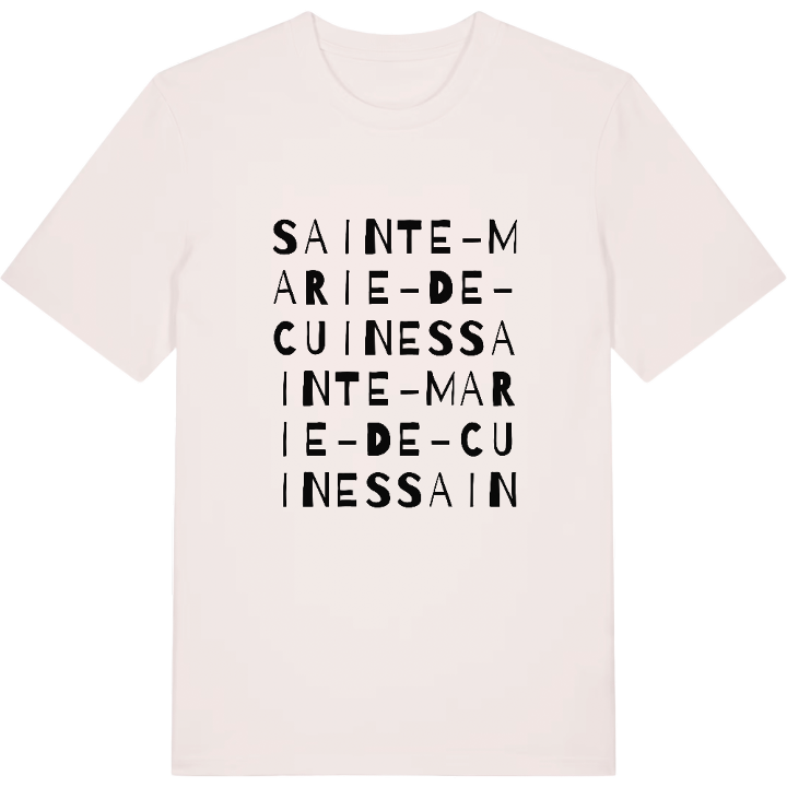 Sainte-Marie-de-Cuines ordlek t-shirt – t-shirt från PinShirt