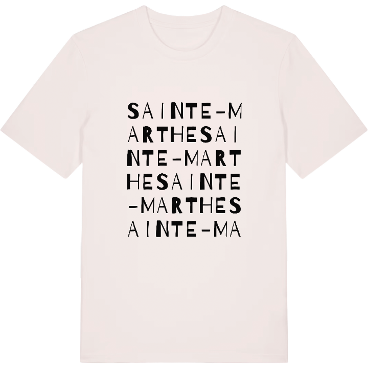 Sainte-Marthe ordlek t-shirt – t-shirt från PinShirt