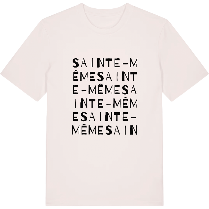 Sainte-Même ordlek t-shirt – t-shirt från PinShirt