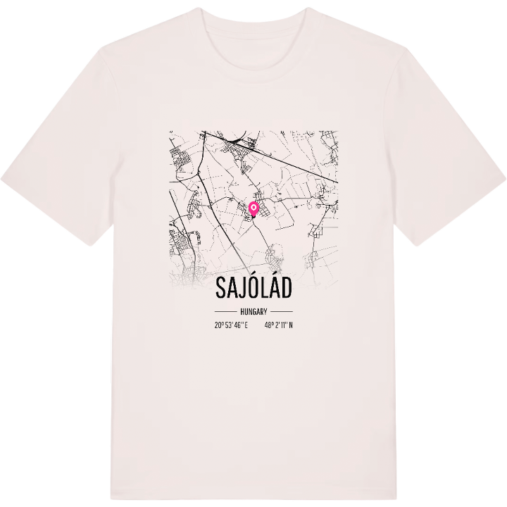 Sajólád karta t-shirt – t-shirt från PinShirt