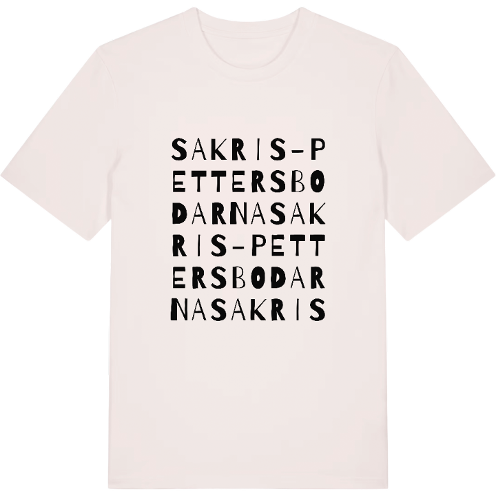 Sakris-Pettersbodarna ordlek t-shirt – t-shirt från PinShirt