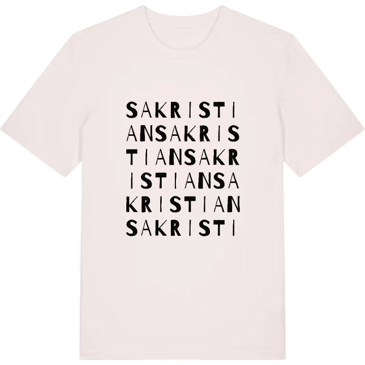 Sakristian ordlek t-shirt – t-shirt från PinShirt