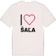 Jag älskar Šaľa t-shirt stort tryck