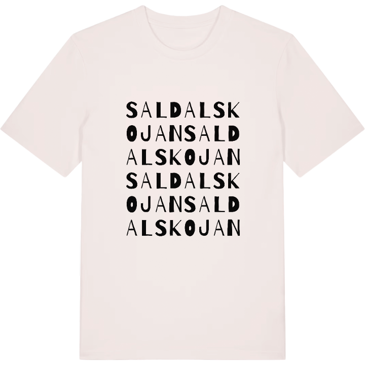 Saldalskojan ordlek t-shirt – t-shirt från PinShirt