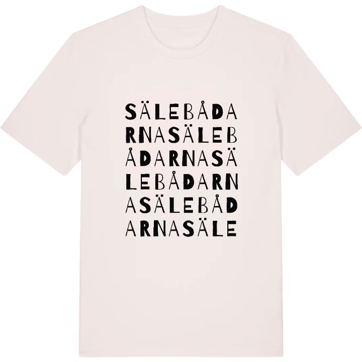 Sälebådarna ordlek t-shirt – t-shirt från PinShirt