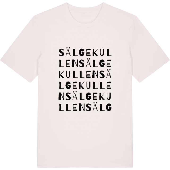 Sälgekullen ordlek t-shirt – t-shirt från PinShirt