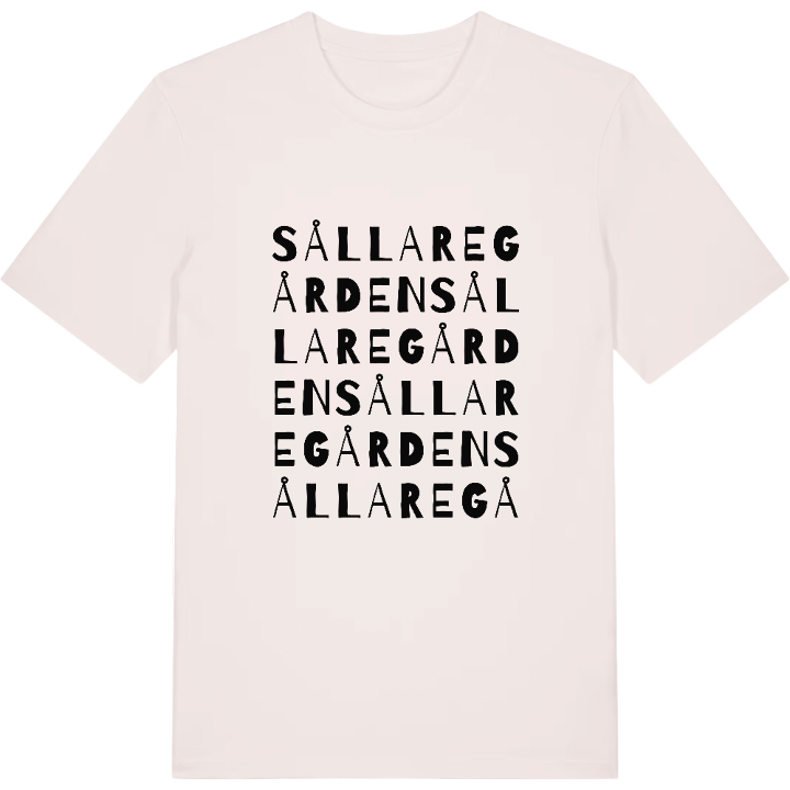 Sållaregården ordlek t-shirt – t-shirt från PinShirt