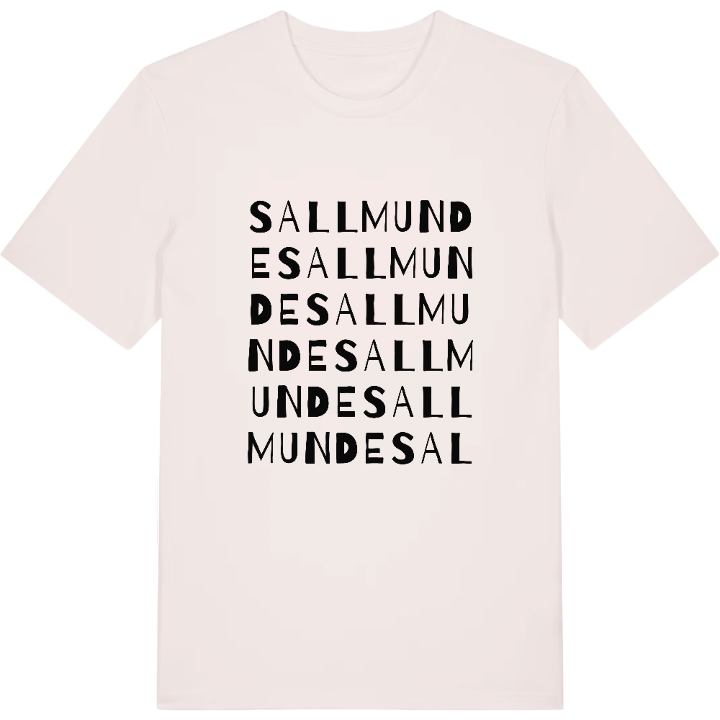 Sallmunde ordlek t-shirt – t-shirt från PinShirt