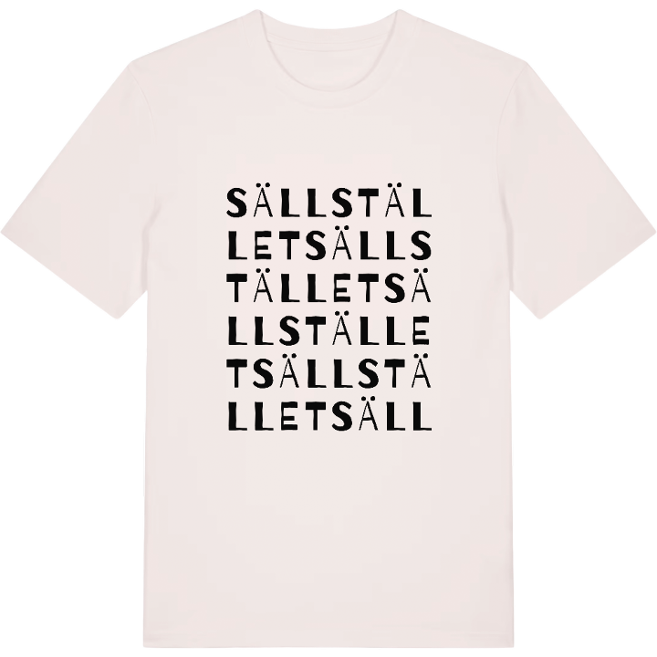 Sällstället ordlek t-shirt – t-shirt från PinShirt