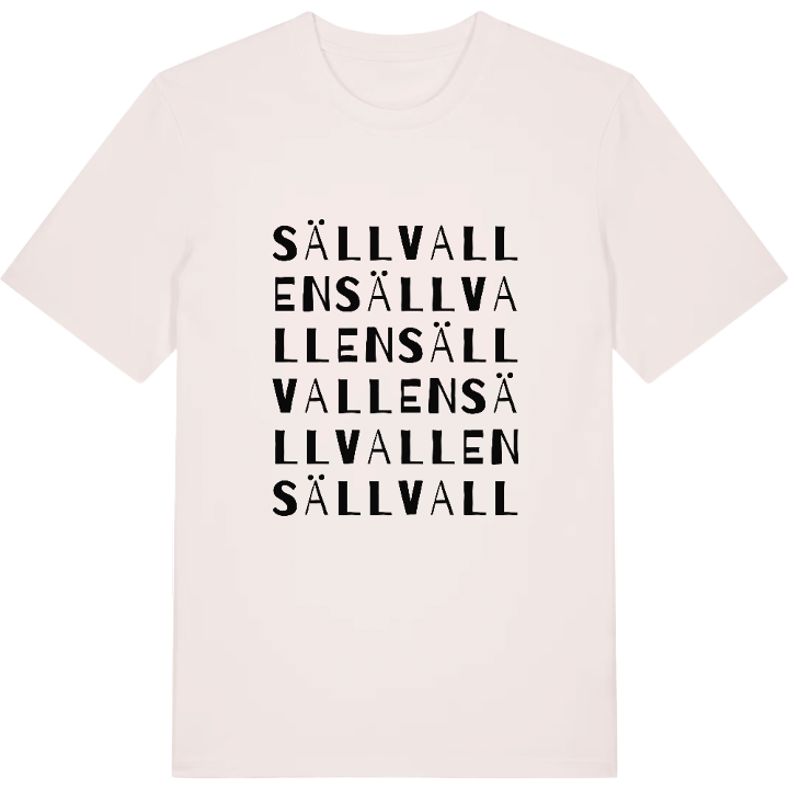 Sällvallen ordlek t-shirt – t-shirt från PinShirt