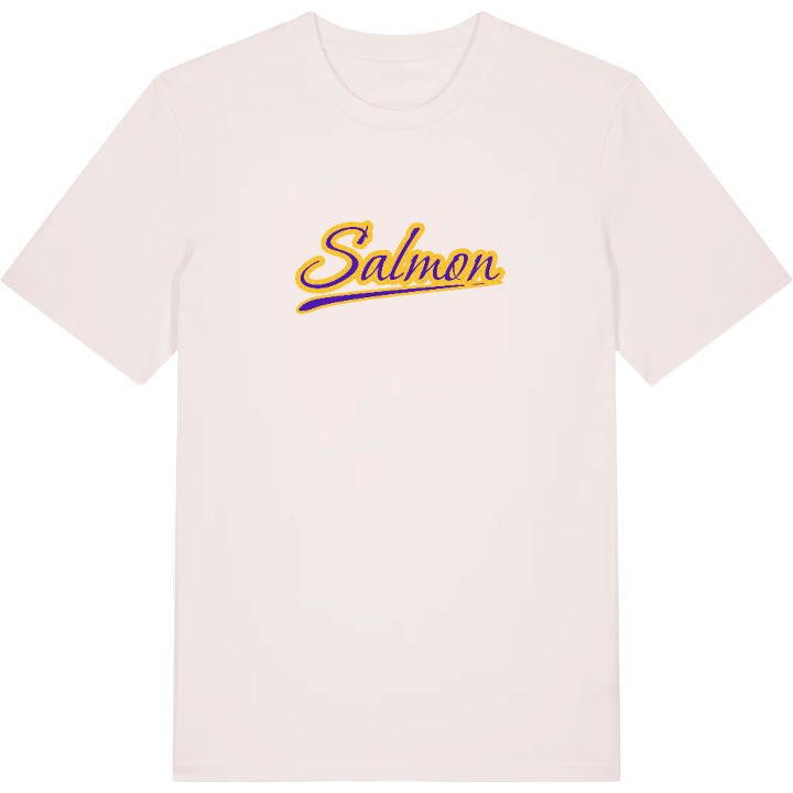 Salmon baseball t-shirt – t-shirt från PinShirt