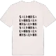 Salmon ordlek t-shirt