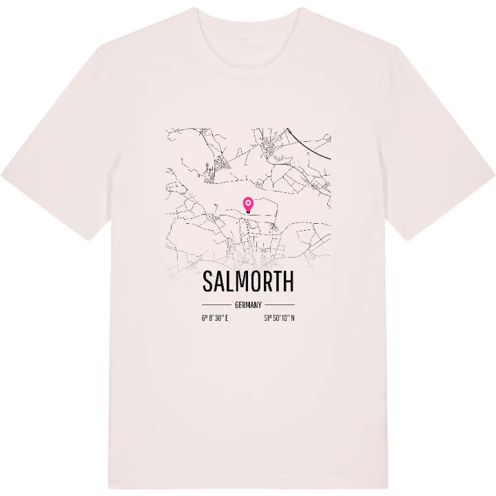 Salmorth karta t-shirt – t-shirt från PinShirt