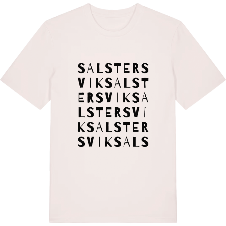 Salstersvik ordlek t-shirt – t-shirt från PinShirt