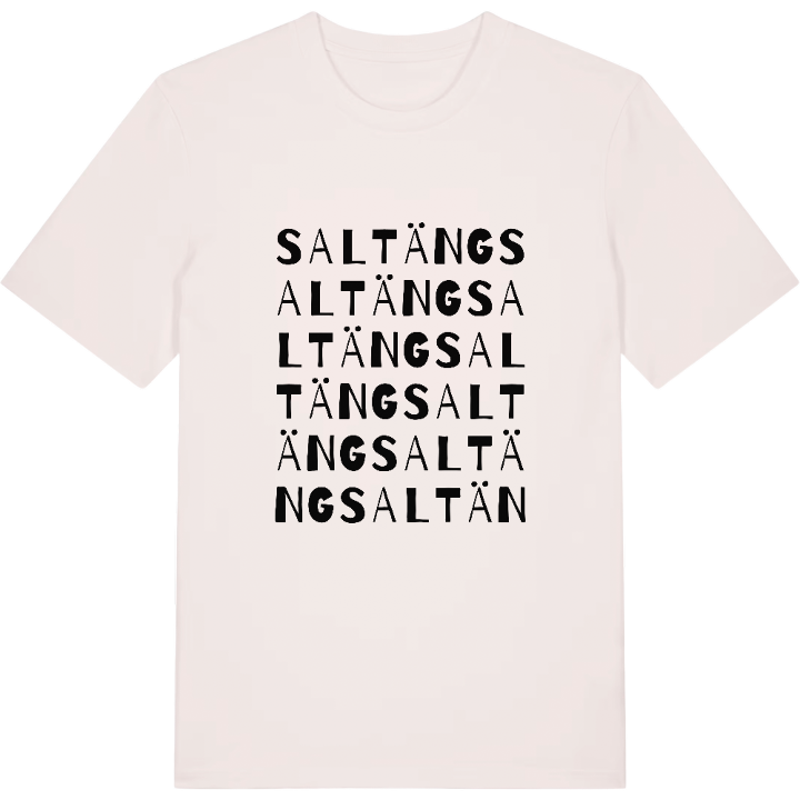 Saltäng ordlek t-shirt – t-shirt från PinShirt