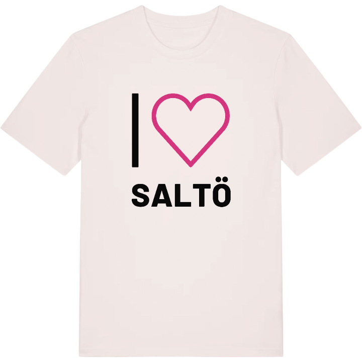 Jag älskar Saltö t-shirt stort tryck – t-shirt från PinShirt