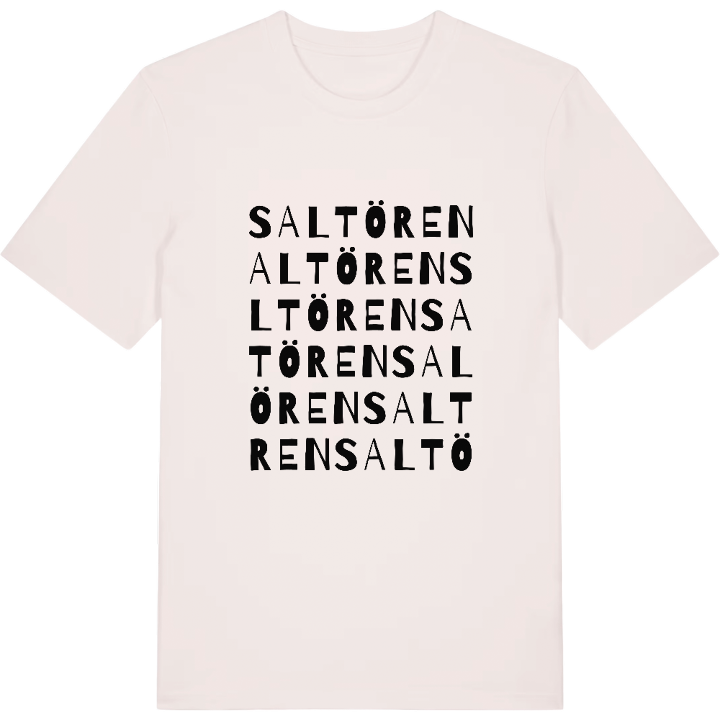 Saltören ordlek t-shirt – t-shirt från PinShirt