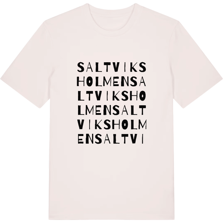 Saltviksholmen ordlek t-shirt – t-shirt från PinShirt