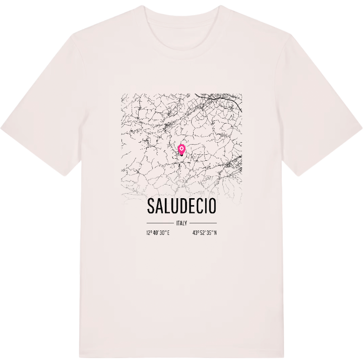 Saludecio karta t-shirt – t-shirt från PinShirt