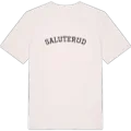 Saluterud böjd t-shirt