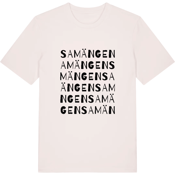 Samängen ordlek t-shirt – t-shirt från PinShirt