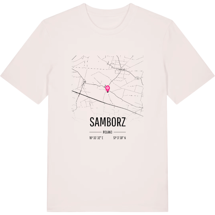 Samborz karta t-shirt – t-shirt från PinShirt