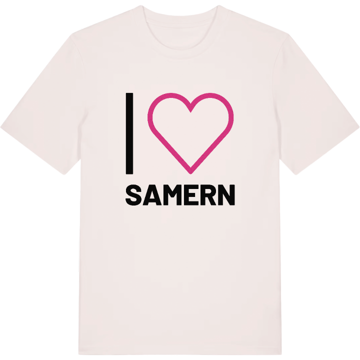 Jag älskar Samern t-shirt stort tryck – t-shirt från PinShirt