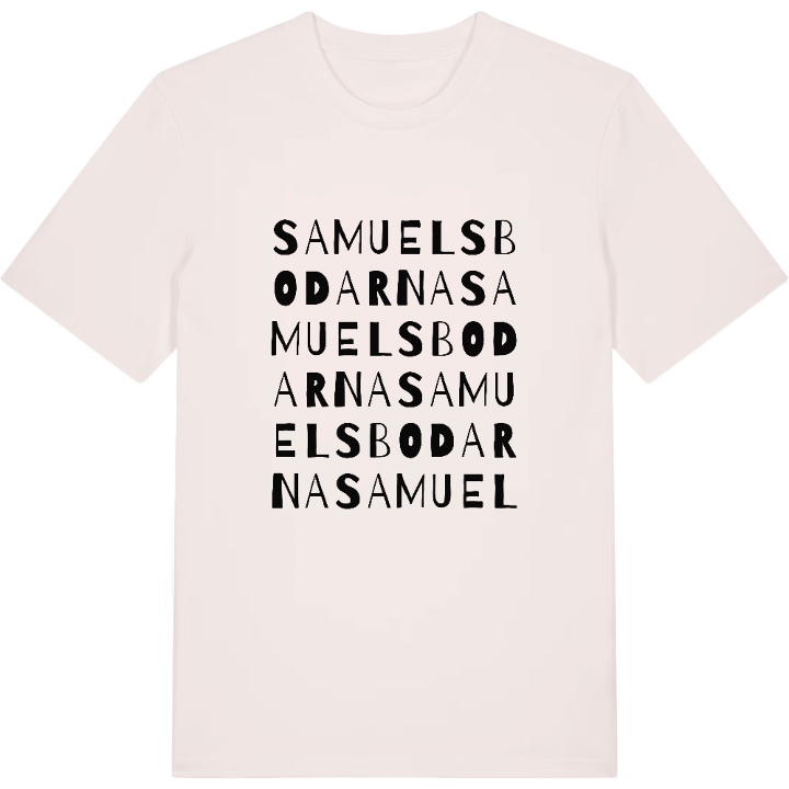 Samuelsbodarna ordlek t-shirt – t-shirt från PinShirt