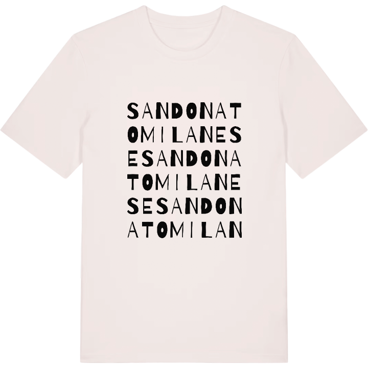 San Donato Milanese ordlek t-shirt – t-shirt från PinShirt