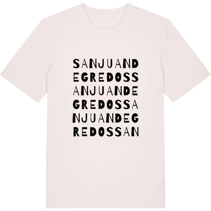 San Juan de Gredos ordlek t-shirt – t-shirt från PinShirt