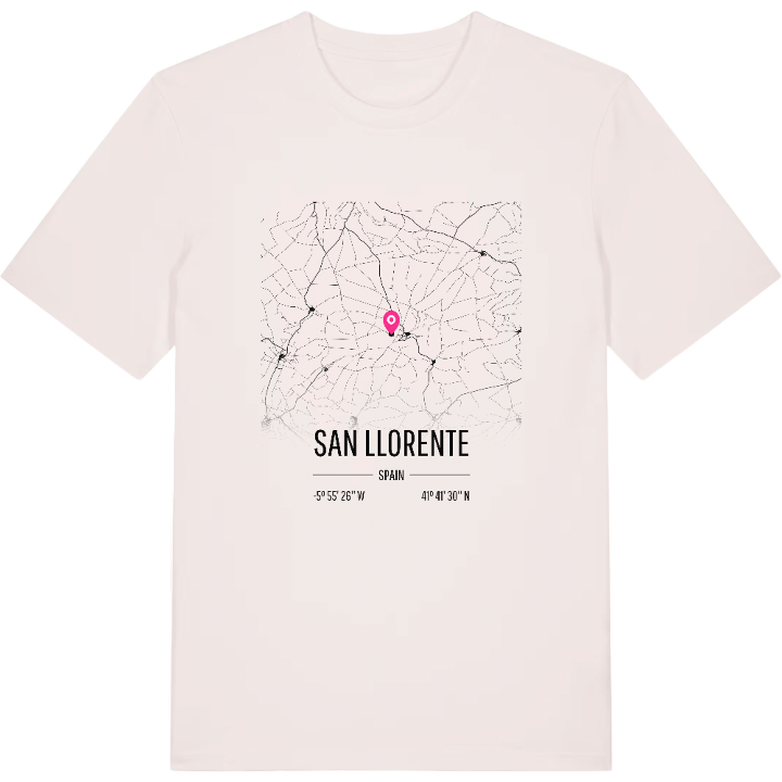 San Llorente karta t-shirt – t-shirt från PinShirt
