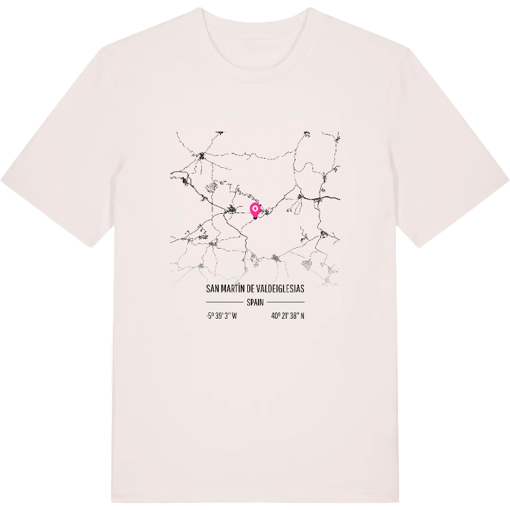 San Martín de Valdeiglesias karta t-shirt – t-shirt från PinShirt