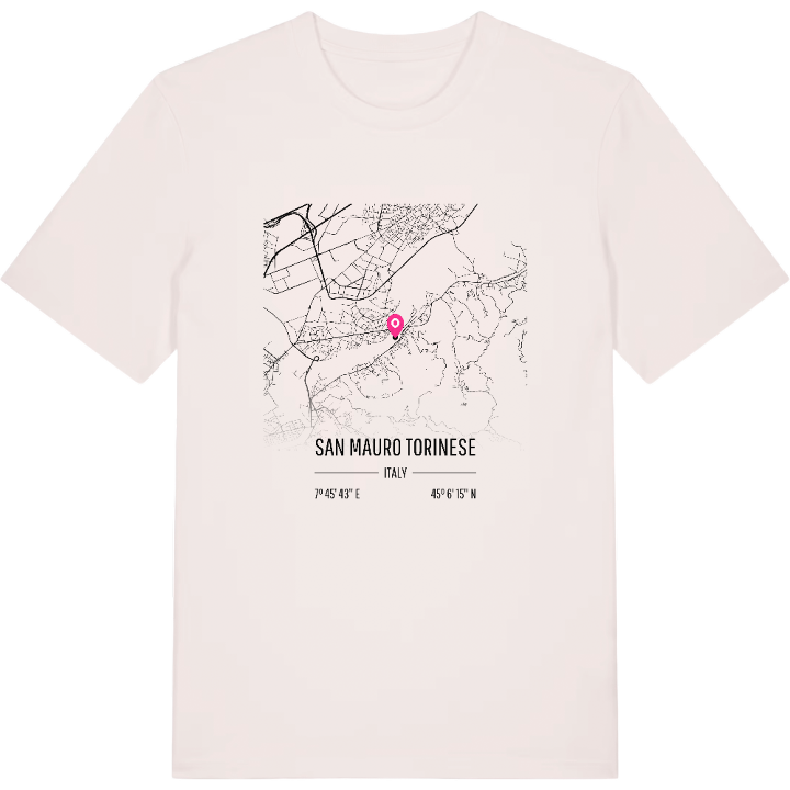 San Mauro Torinese karta t-shirt – t-shirt från PinShirt