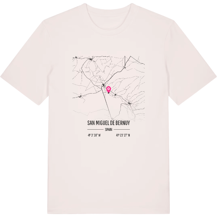 San Miguel de Bernuy karta t-shirt – t-shirt från PinShirt