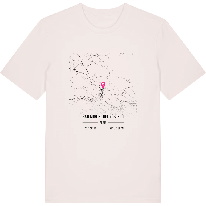 San Miguel del Robledo karta t-shirt – t-shirt från PinShirt