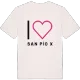 Jag älskar San Pío X t-shirt stort tryck