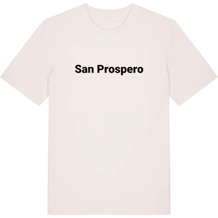 San Prospero fetstil t-shirt – t-shirt från PinShirt