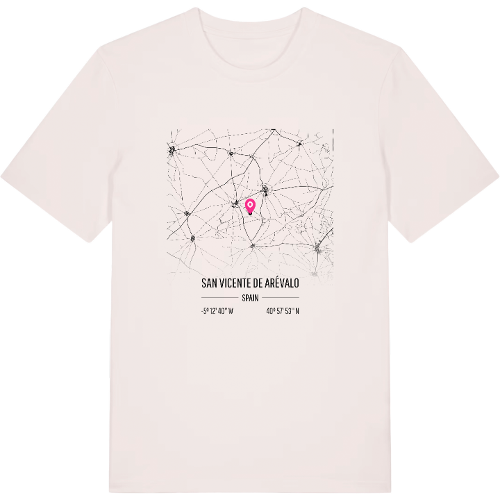San Vicente de Arévalo karta t-shirt – t-shirt från PinShirt